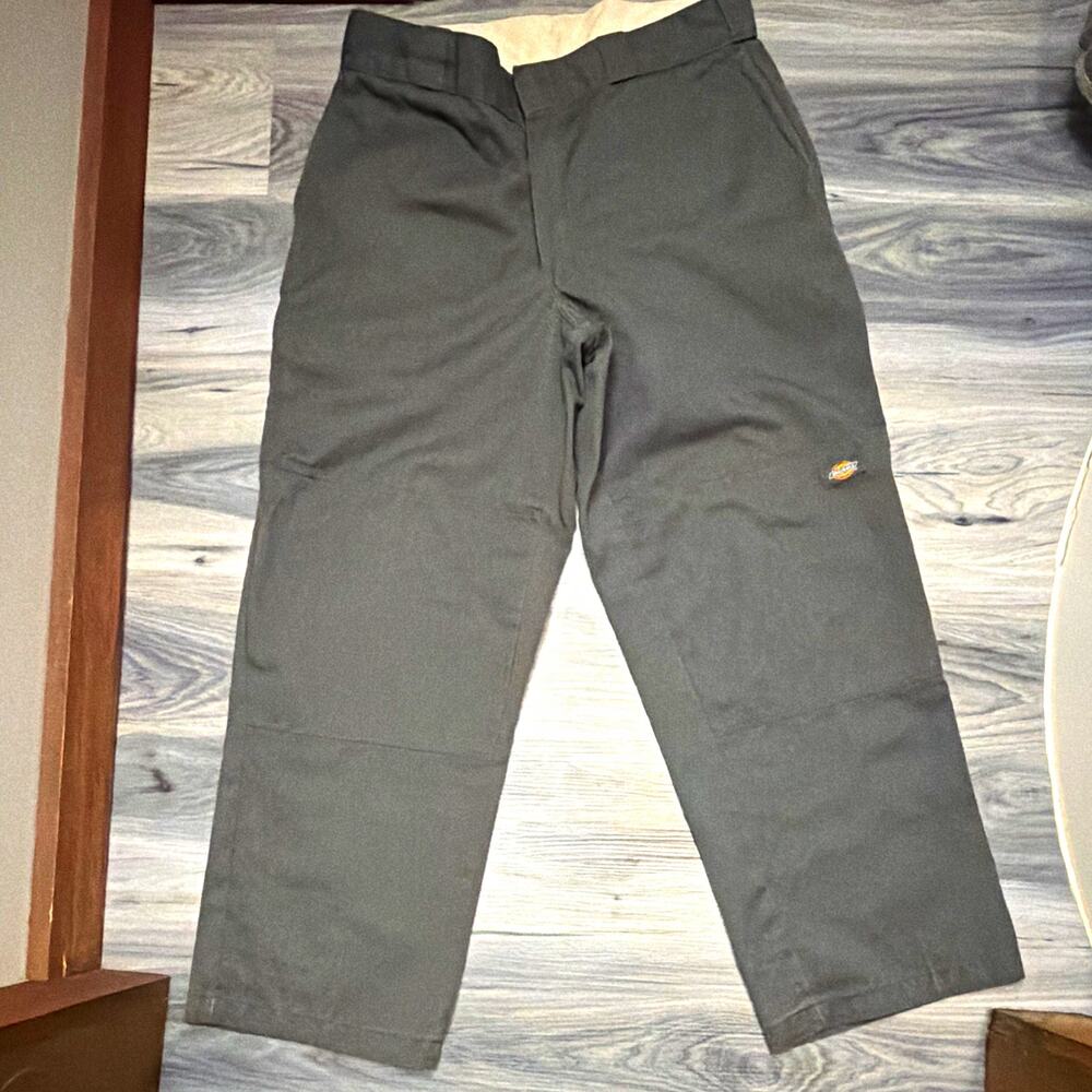 Dickies 85283CH Men’s 34x30 Charcoal Double Knee Loose Fit Work Pants